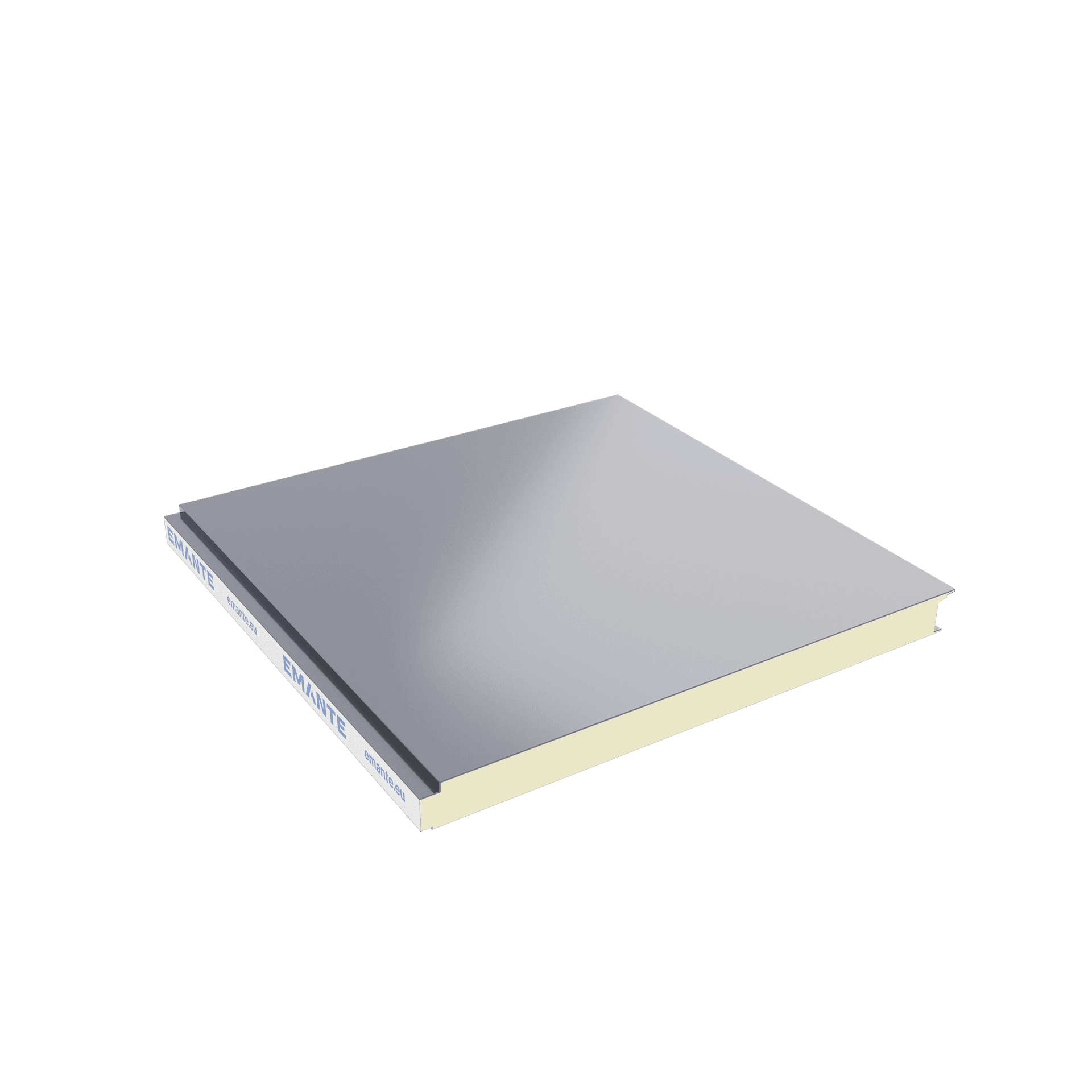 Flat sandwich panel